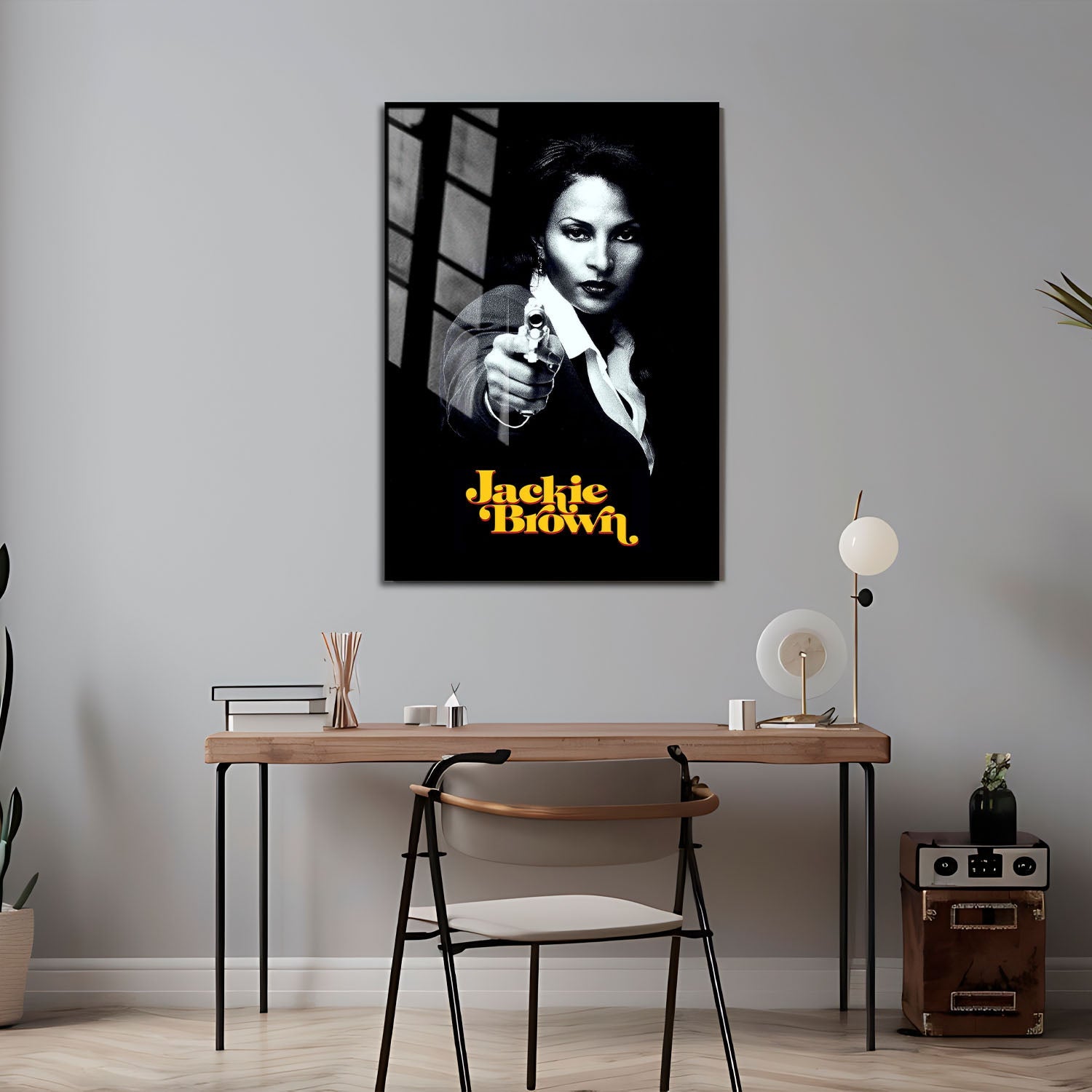 Flex Designs Metal Poster Jackie Brown 24 x 36" Home Goods - Movie 1997 Movie Metal Poster