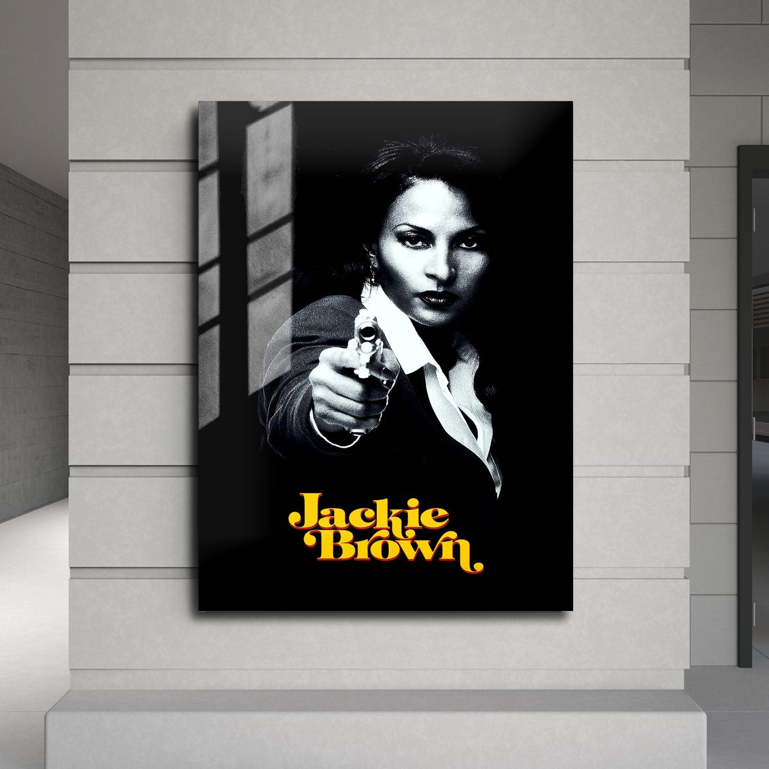 Flex Designs Metal Poster Jackie Brown 24 x 36" Home Goods - Movie 1997 Movie Metal Poster