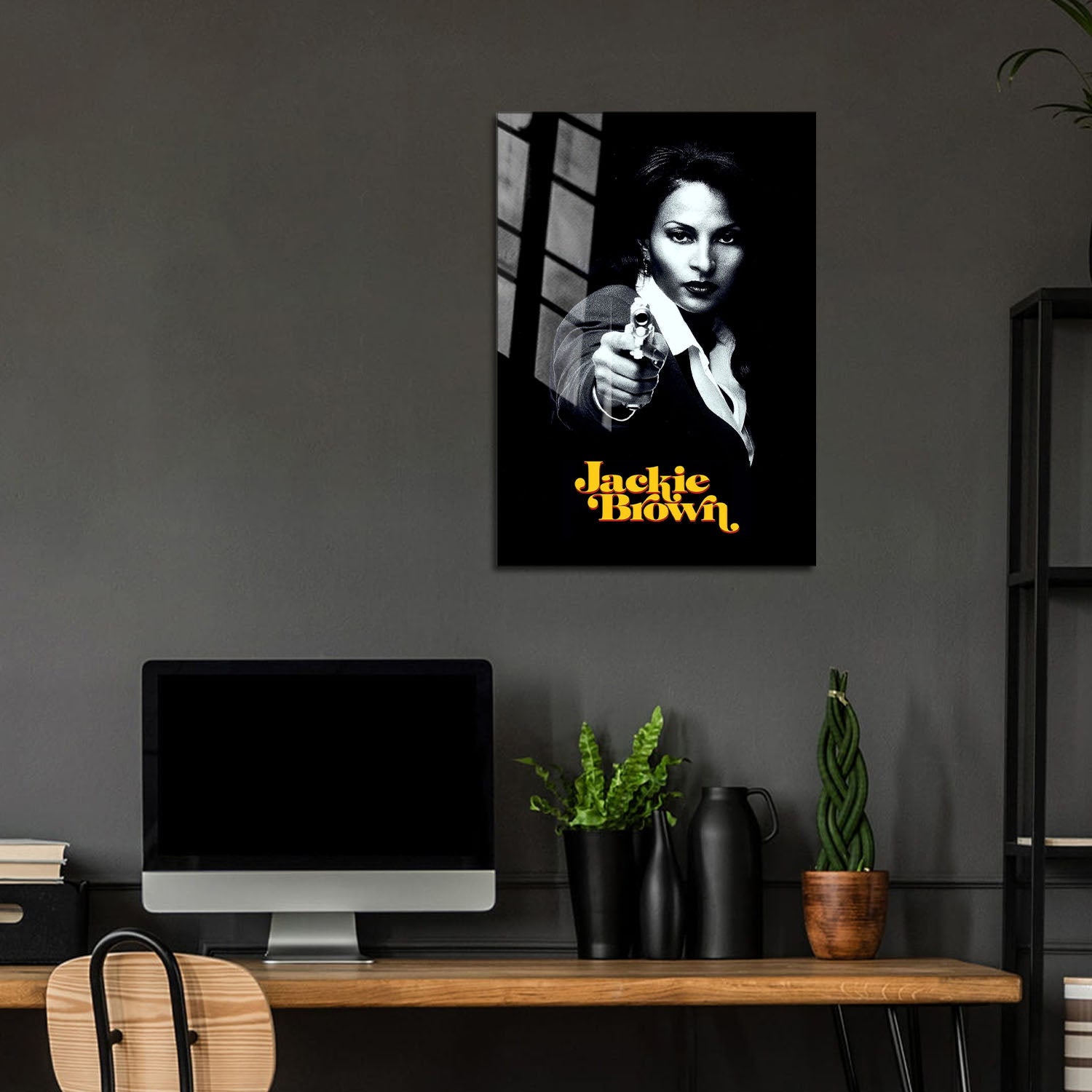 Flex Designs Metal Poster Jackie Brown 5 x 7" Home Goods - Movie 1997 Movie Metal Poster