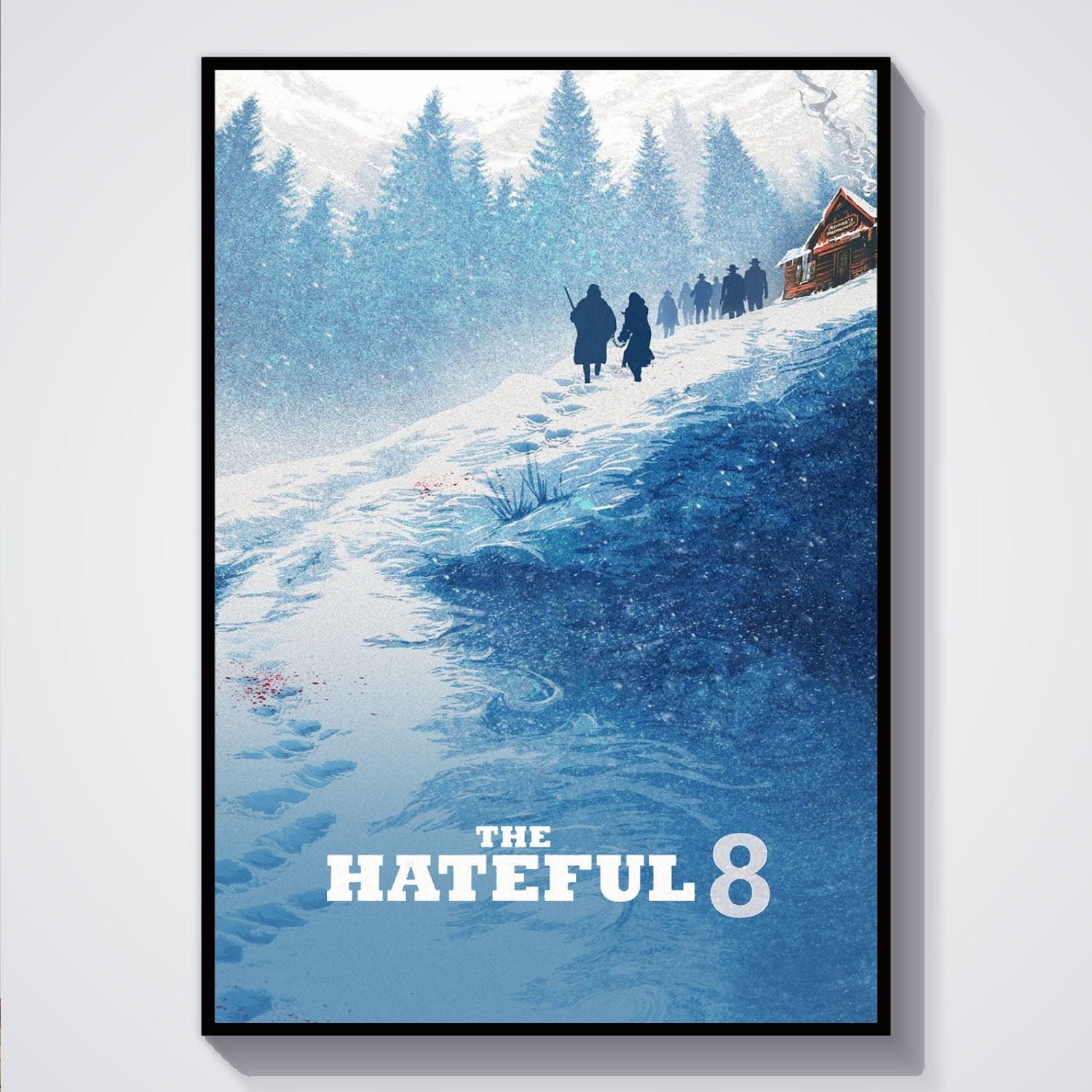 Flex Designs Poster The Hateful Eight 5 x 7" Home Goods - Movie 2015 Movie Poster