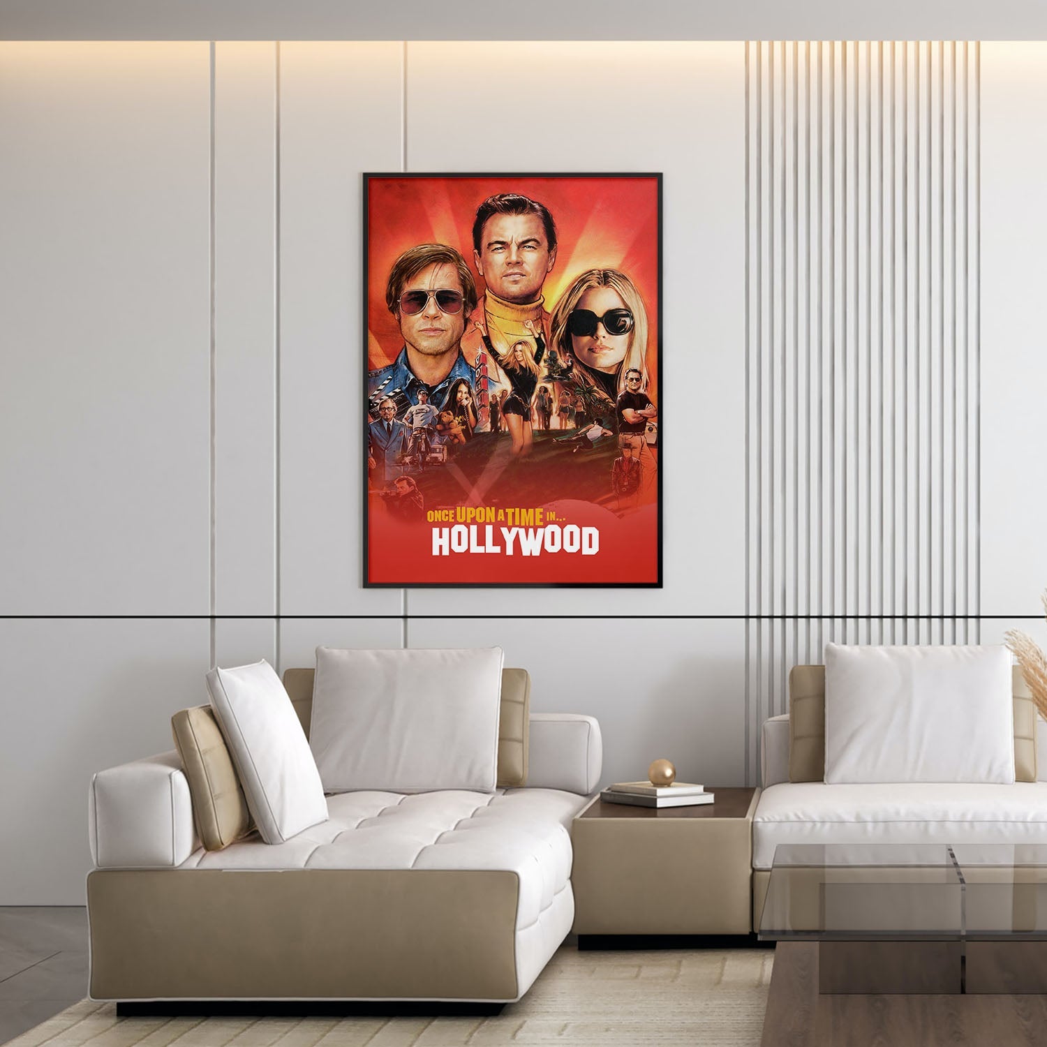 Flex Designs Poster Once Upon a Time in Hollywood 5 x 7" Home Goods - Movie 2019 Movie Poster