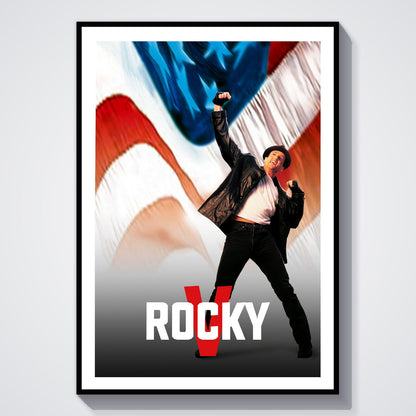 Flex Designs Poster Rocky V Classic 8 x 10" Home Goods - Movie 1990 Movie Poster