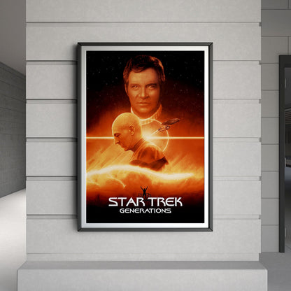 Flex Designs Poster Star Trek Generations Classic 8 x 10" Home Goods - Movie 1994 Movie Poster