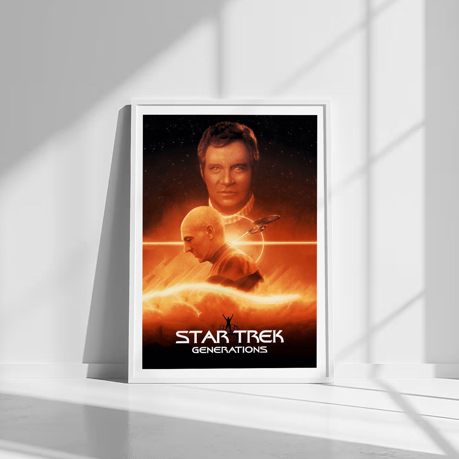 Flex Designs Poster Star Trek Generations Classic 8 x 10" Home Goods - Movie 1994 Movie Poster