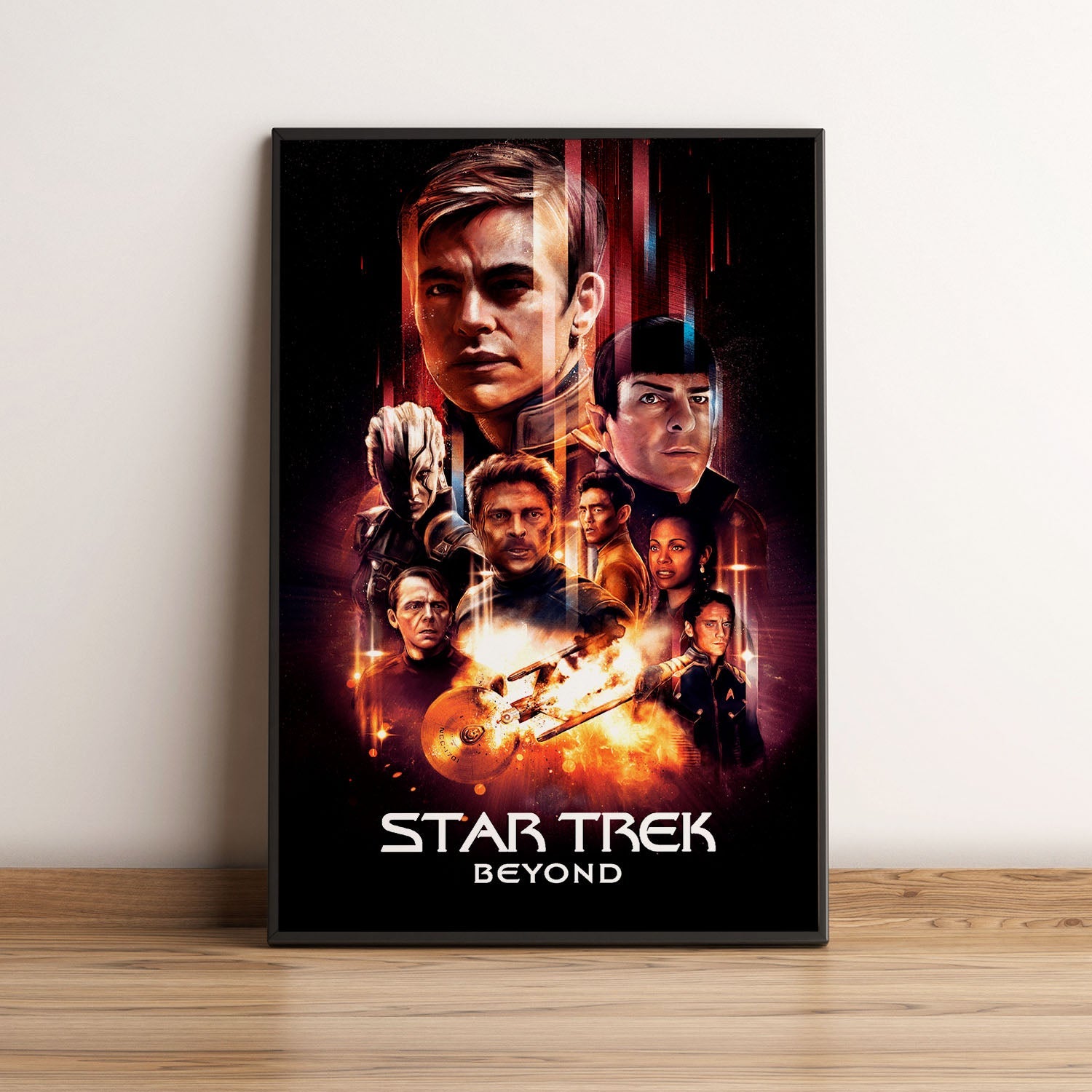 Flex Designs Poster Star Trek Beyond Classic 5 x 7" Home Goods - Movie 2016 Movie Poster