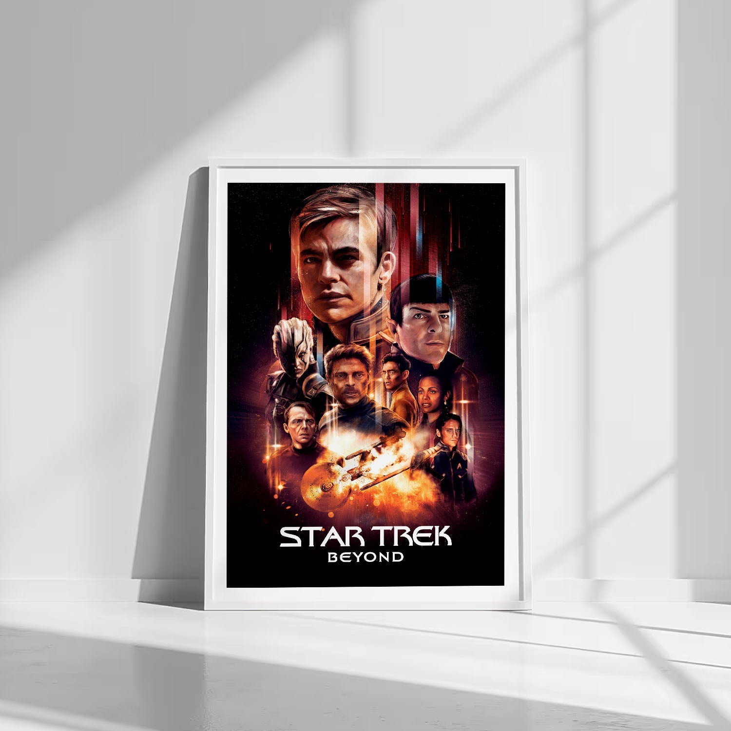 Flex Designs Poster Star Trek Beyond Classic 8 x 10" Home Goods - Movie 2016 Movie Poster