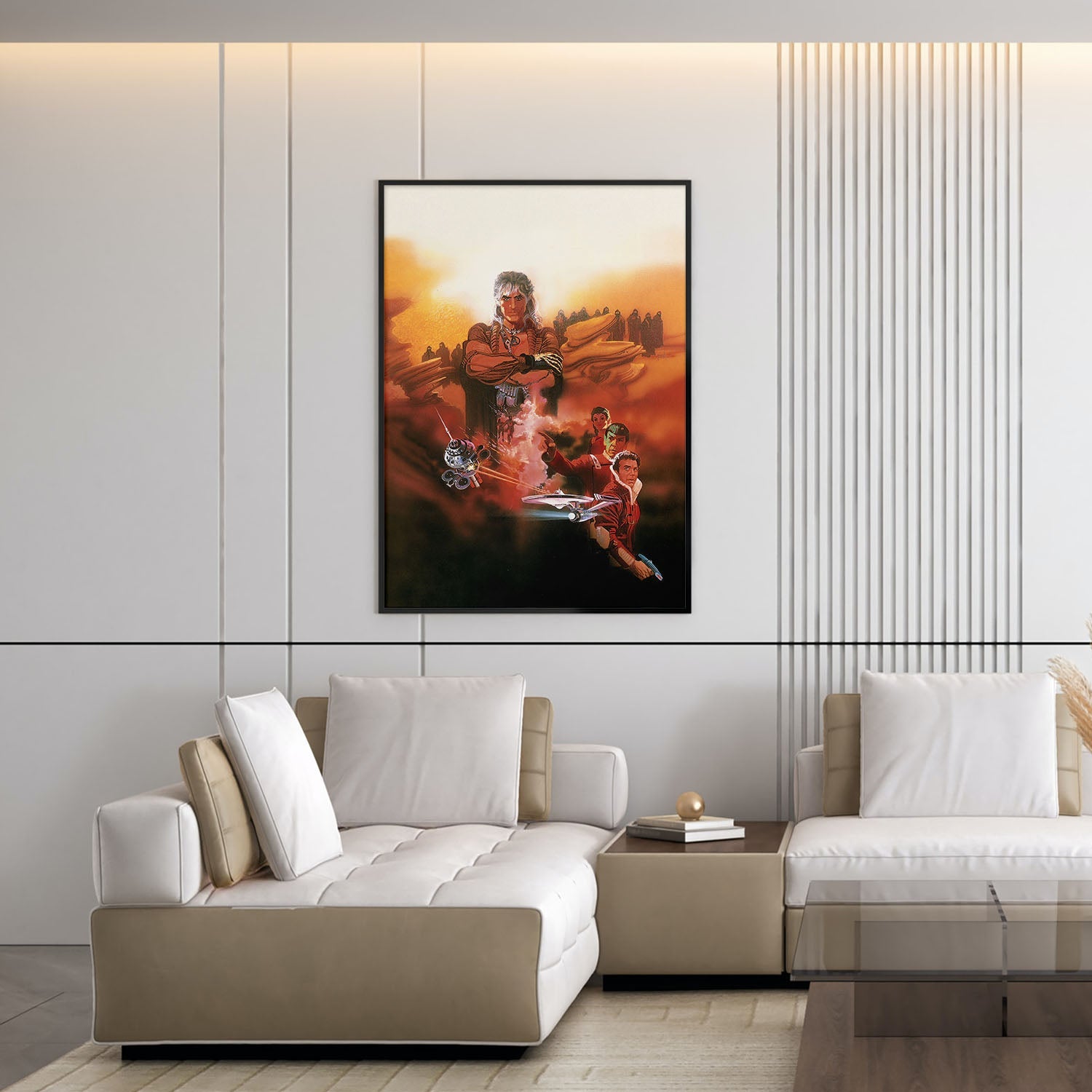 Flex Designs Poster Star Trek II The Wrath of Khan Textless 5 x 7" Home Goods - Movie 1982 Movie Poster