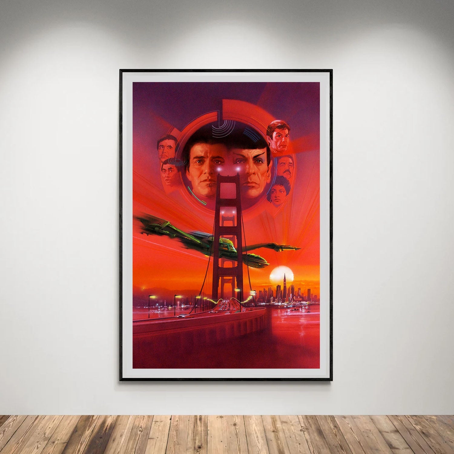Flex Designs Poster Star Trek IV The Voyage Home Textless 5 x 7" Home Goods - Movie 1986 Movie Poster