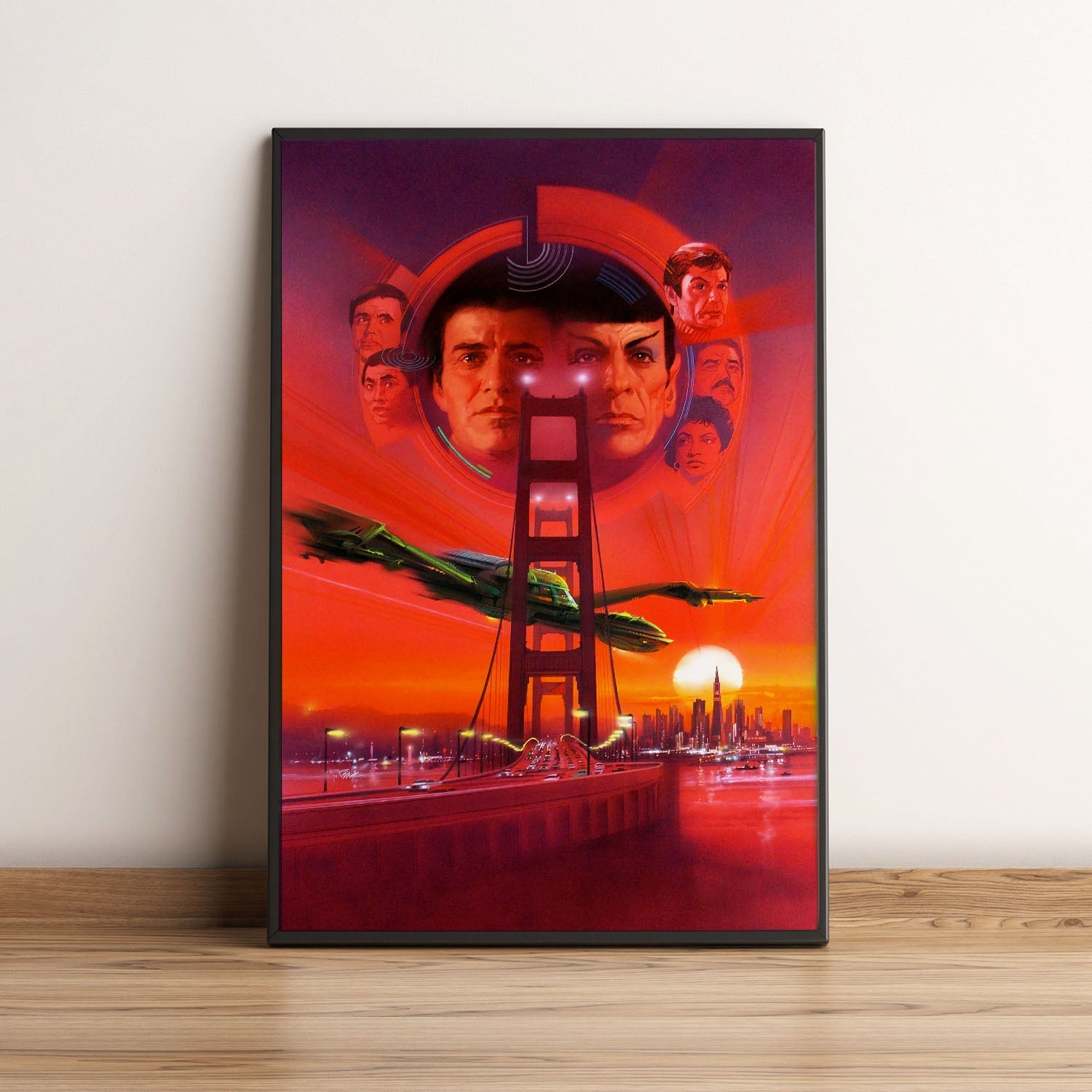 Flex Designs Poster Star Trek IV The Voyage Home Textless 5 x 7" Home Goods - Movie 1986 Movie Poster