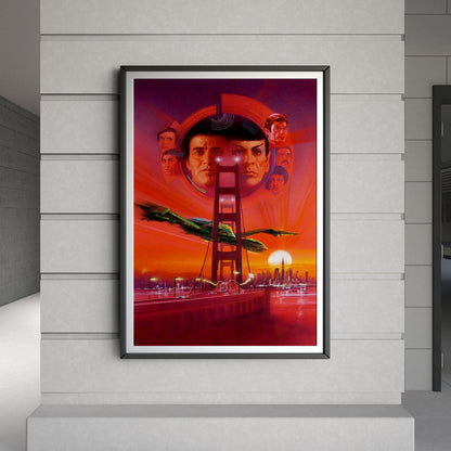Flex Designs Poster Star Trek IV The Voyage Home Textless 8 x 10" Home Goods - Movie 1986 Movie Poster