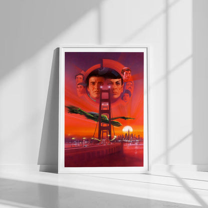 Flex Designs Poster Star Trek IV The Voyage Home Textless 8 x 10" Home Goods - Movie 1986 Movie Poster