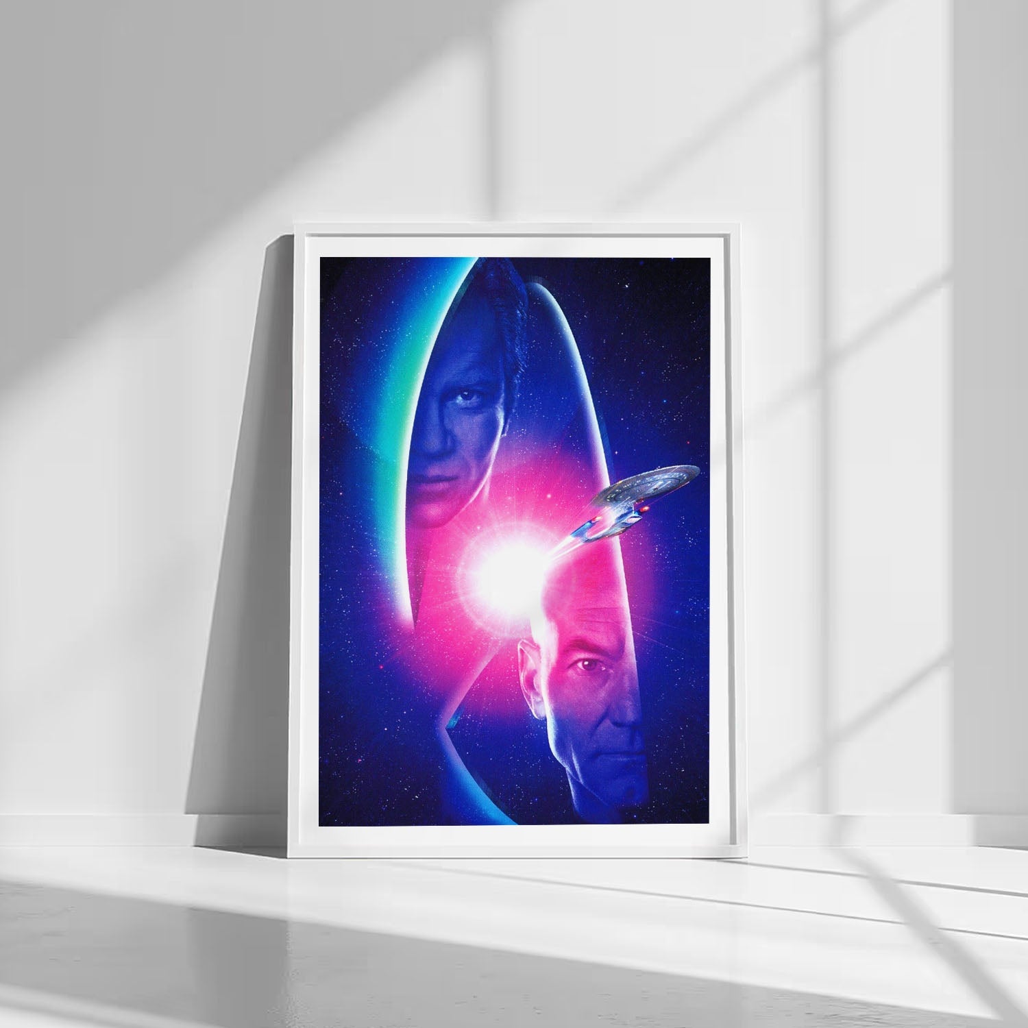 Flex Designs Poster Star Trek Generations Textless 8 x 10" Home Goods - Movie 1994 Movie Poster