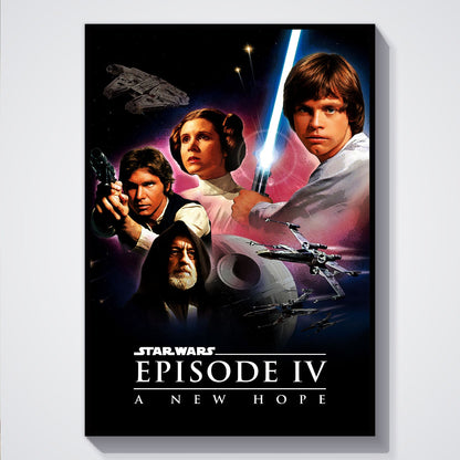 Flex Designs Poster Star Wars Episode IV - A New Hope 5 x 7" Home Goods - Movie 1977 Movie Poster
