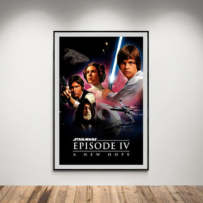 Flex Designs Poster Star Wars Episode IV - A New Hope 5 x 7" Home Goods - Movie 1977 Movie Poster