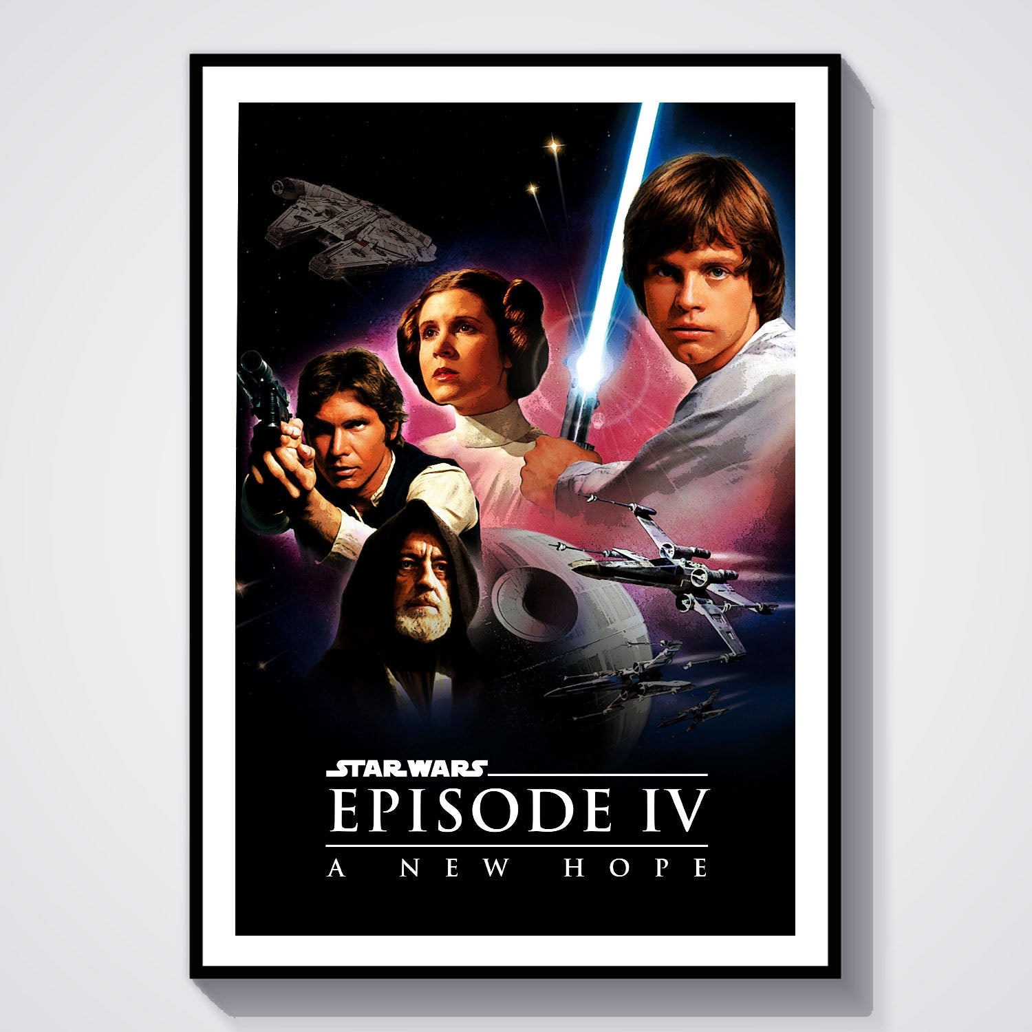 Flex Designs Poster Star Wars Episode IV - A New Hope 8 x 10" Home Goods - Movie 1977 Movie Poster