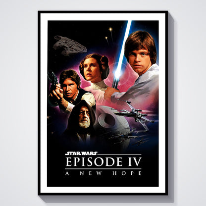 Flex Designs Poster Star Wars Episode IV - A New Hope 8 x 10" Home Goods - Movie 1977 Movie Poster