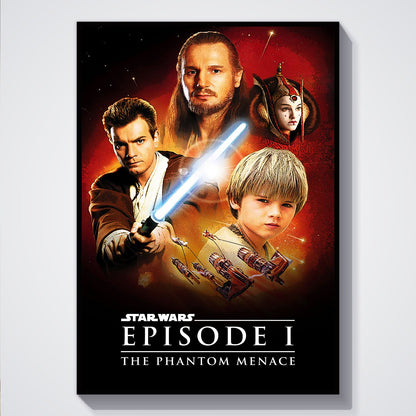 Flex Designs Poster Star Wars Episode I - The Phantom Menace 5 x 7" Home Goods - Movie 1999 Movie Poster