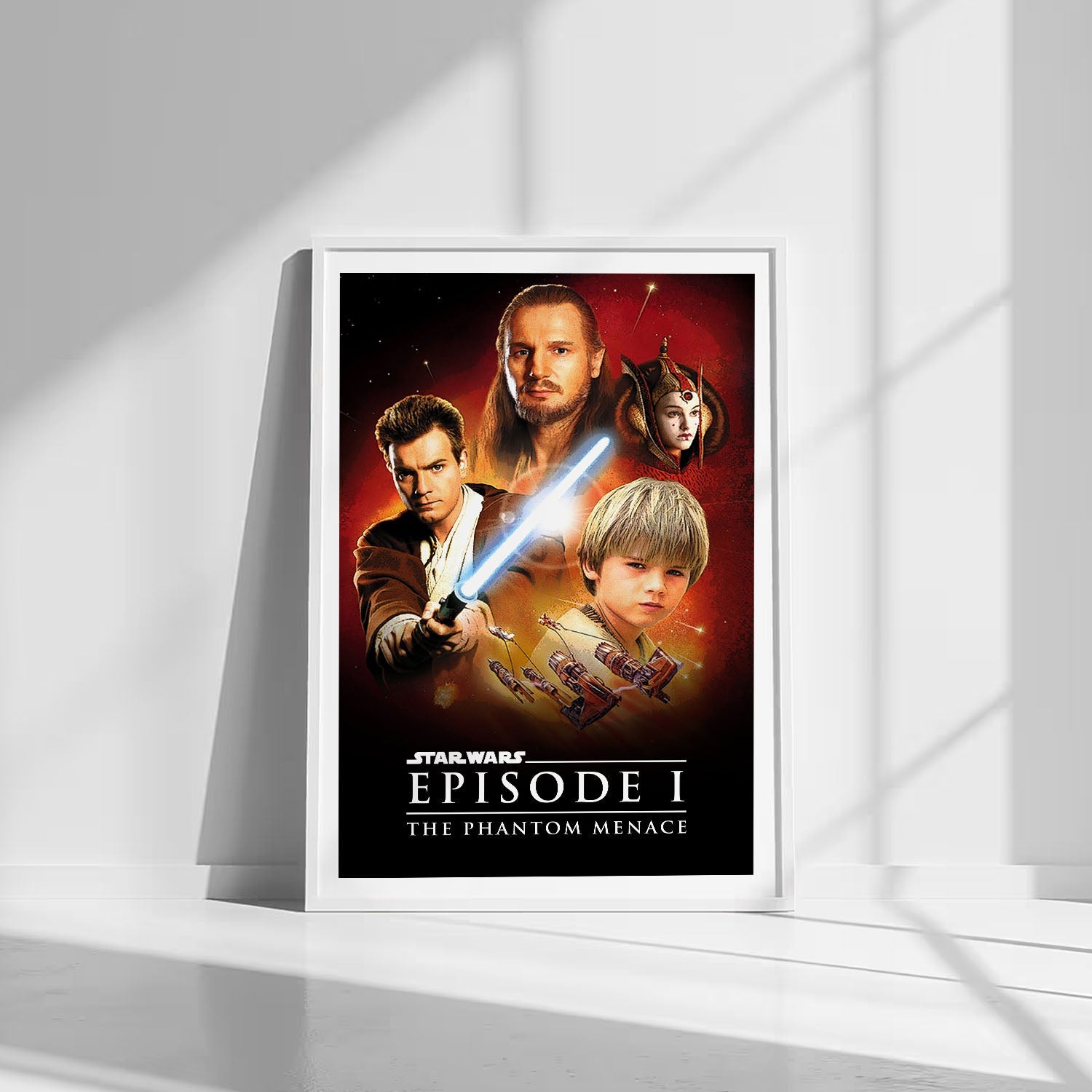 Flex Designs Poster Star Wars Episode I - The Phantom Menace 8 x 10" Home Goods - Movie 1999 Movie Poster