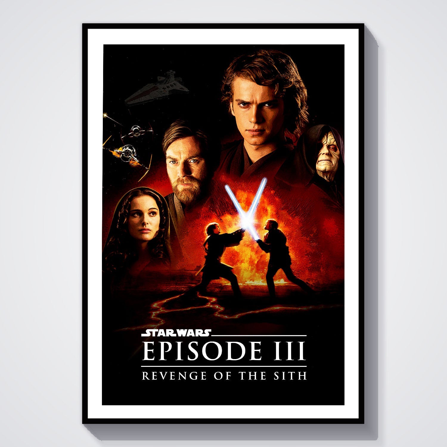 Flex Designs Poster Star Wars Episode III - Revenge of the Sith 8 x 10" Home Goods - Movie 2005 Movie Poster
