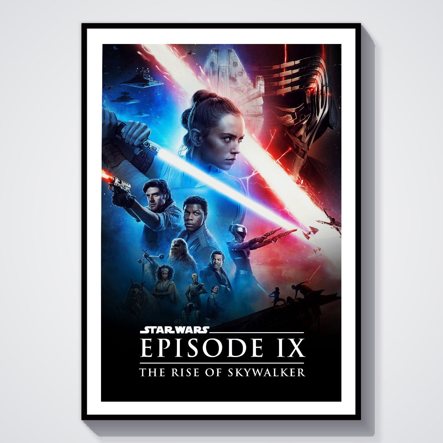 Flex Designs Poster Star Wars Episode IX - The Rise of Skywalker 8 x 10" Home Goods - Movie 2019 Movie Poster