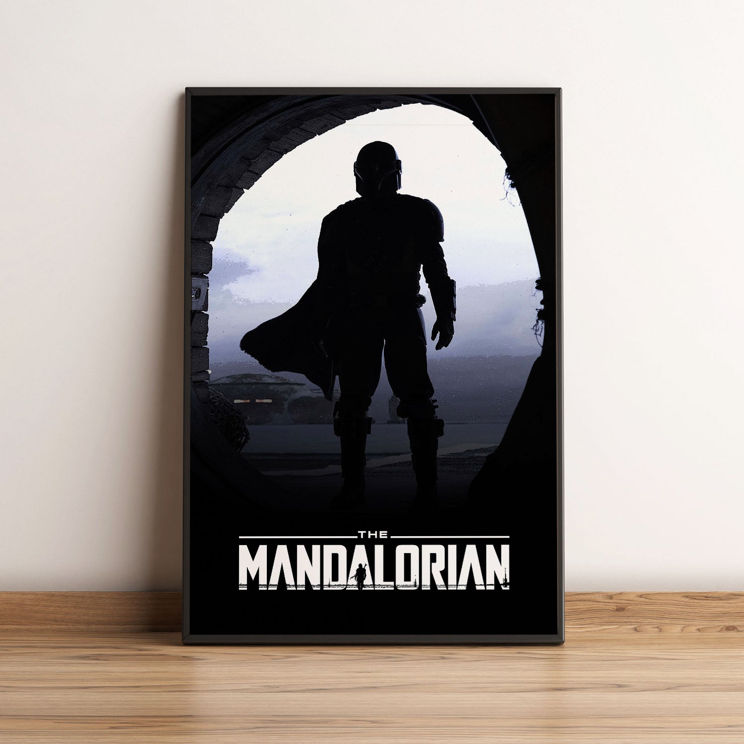 Flex Designs Poster The Mandalorian 5 x 7" Home Goods - TV Show 2019 TV Show Poster