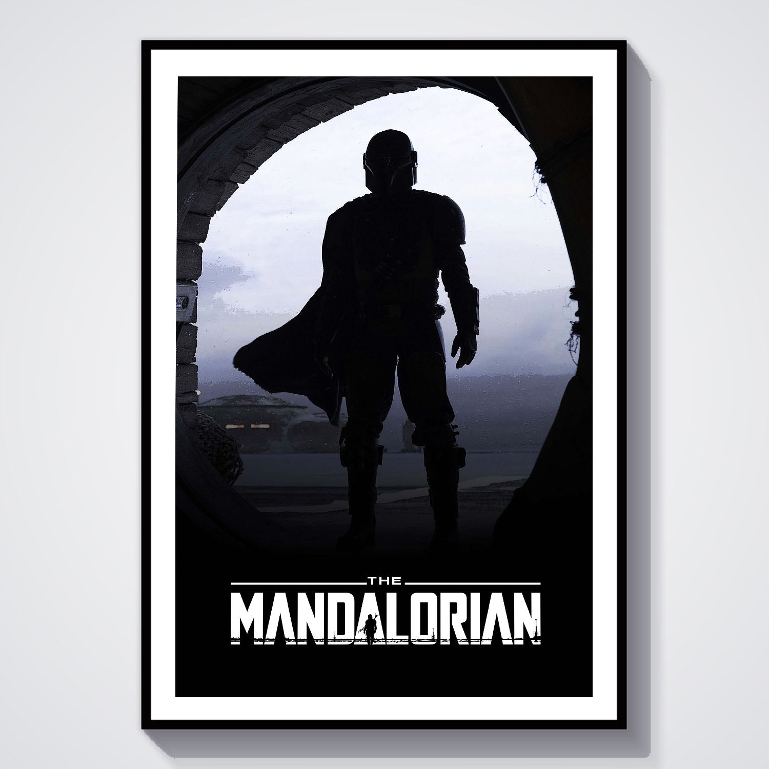 Flex Designs Poster The Mandalorian 8 x 10" Home Goods - TV Show 2019 TV Show Poster