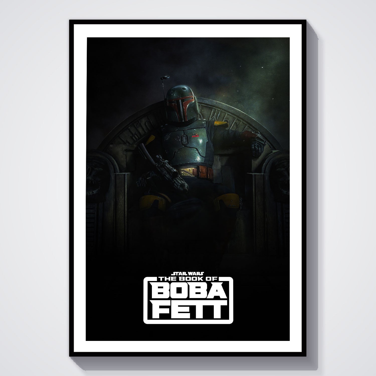 Flex Designs Poster The Book of Boba Fett 8 x 10" Home Goods - TV Show 2021 TV Show Poster