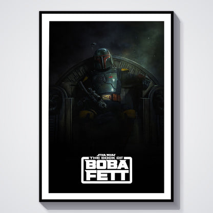 Flex Designs Poster The Book of Boba Fett 8 x 10" Home Goods - TV Show 2021 TV Show Poster