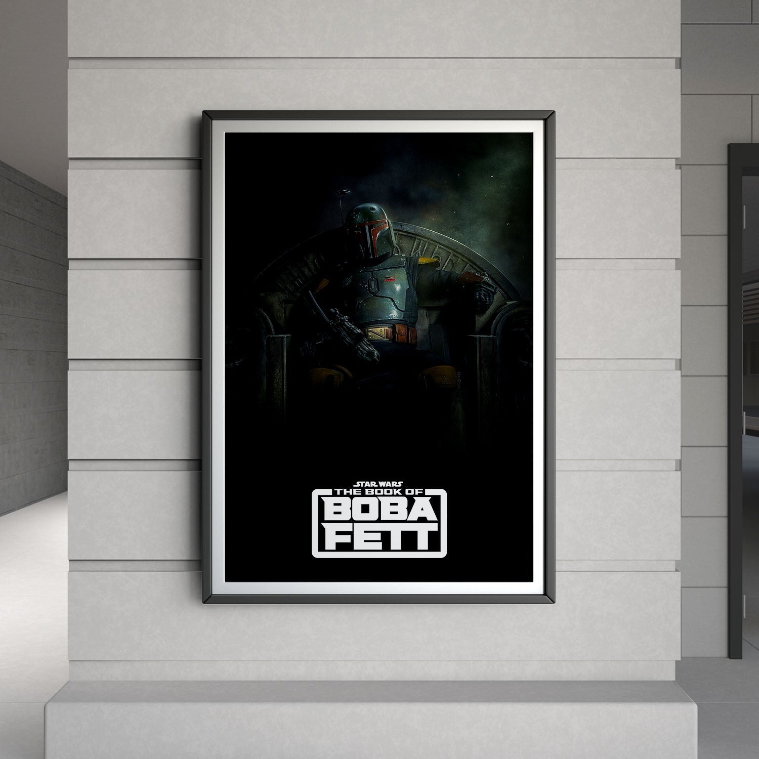 Flex Designs Poster The Book of Boba Fett 8 x 10" Home Goods - TV Show 2021 TV Show Poster