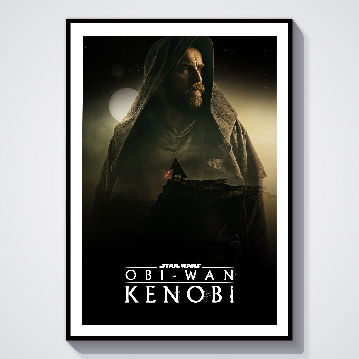 Flex Designs Poster Star Wars Obi-Wan Kenobi 8 x 10" Home Goods - TV Show 2022 TV Show Poster