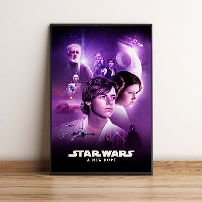 Flex Designs Poster Star Wars Episode IV - A New Hope Classic 5 x 7" Home Goods - Movie 1977 Movie Poster