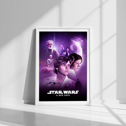 Flex Designs Poster Star Wars Episode IV - A New Hope Classic 8 x 10" Home Goods - Movie 1977 Movie Poster