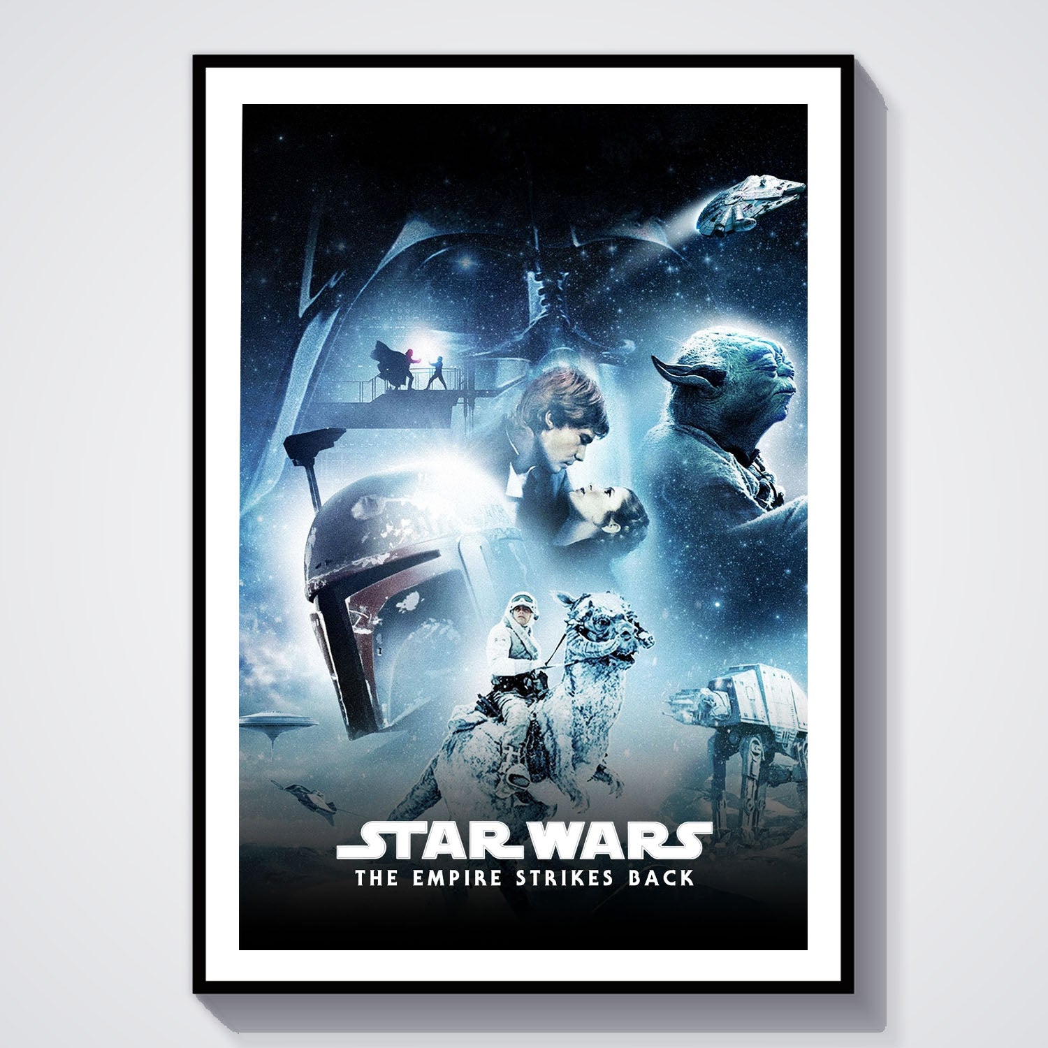 Flex Designs Poster Star Wars Episode V - The Empire Strikes Back Classic 8 x 10" Home Goods - Movie 1980 Movie Poster