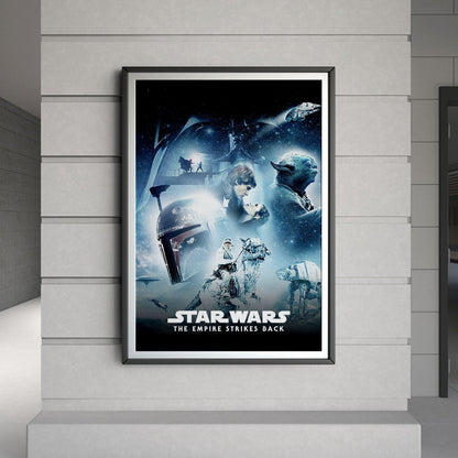 Flex Designs Poster Star Wars Episode V - The Empire Strikes Back Classic 8 x 10" Home Goods - Movie 1980 Movie Poster