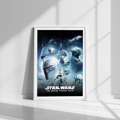 Flex Designs Poster Star Wars Episode V - The Empire Strikes Back Classic 8 x 10" Home Goods - Movie 1980 Movie Poster