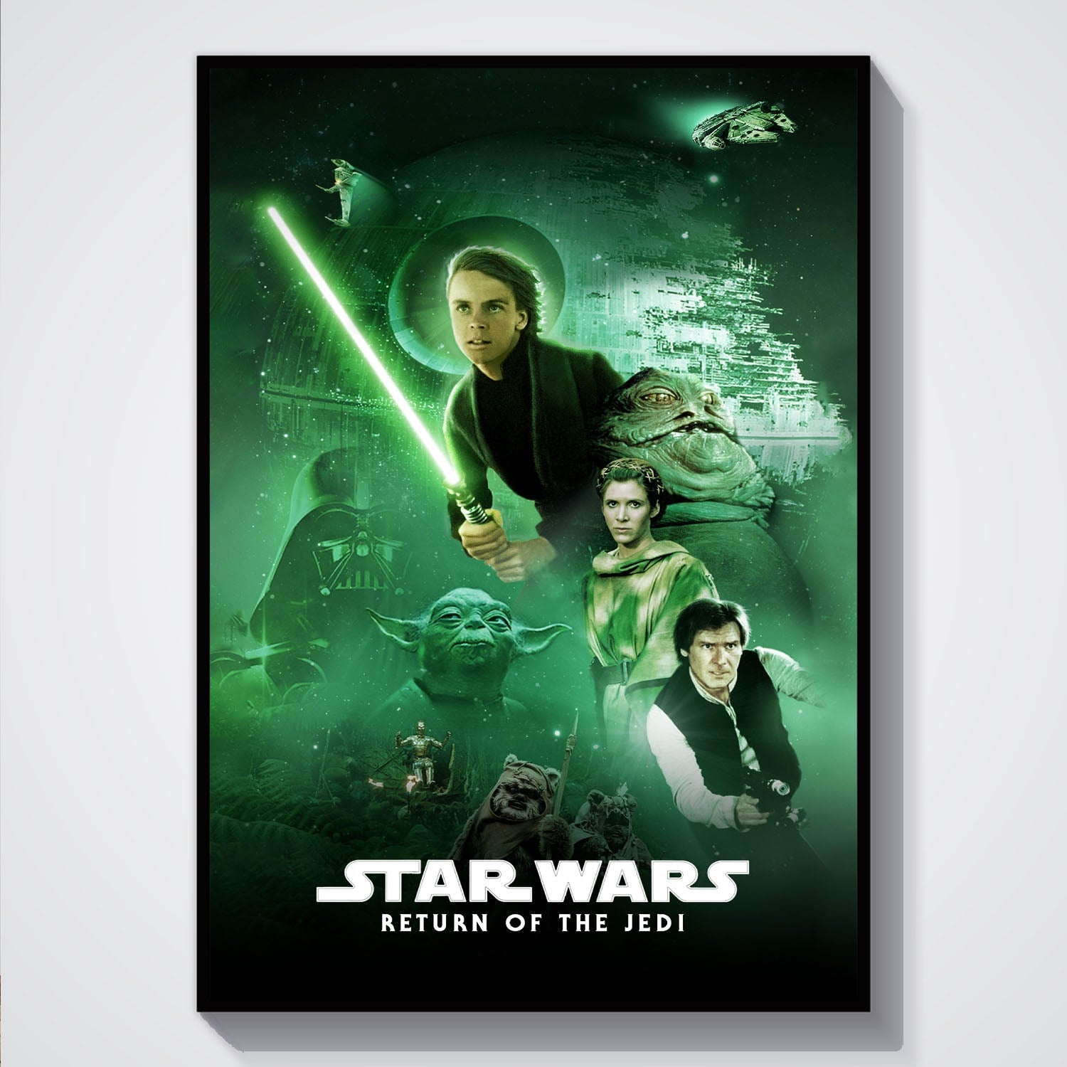 Flex Designs Poster Star Wars Episode VI - Return of the Jedi Classic 5 x 7" Home Goods - Movie 1983 Movie Poster
