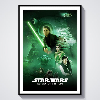 Flex Designs Poster Star Wars Episode VI - Return of the Jedi Classic 8 x 10" Home Goods - Movie 1983 Movie Poster