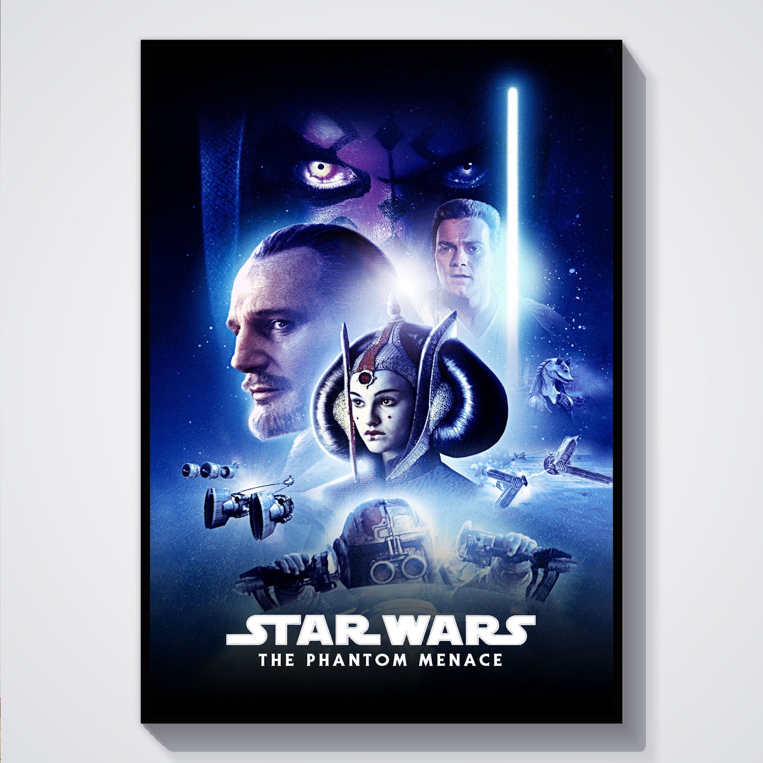 Flex Designs Poster Star Wars Episode I - The Phantom Menace Classic 5 x 7" Home Goods - Movie 1999 Movie Poster