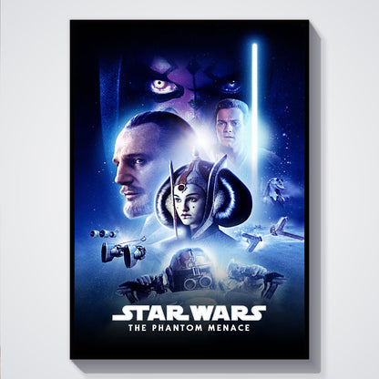 Flex Designs Poster Star Wars Episode I - The Phantom Menace Classic 5 x 7" Home Goods - Movie 1999 Movie Poster