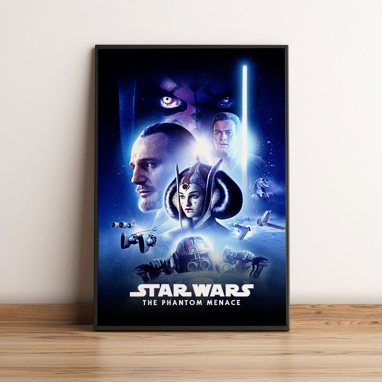Flex Designs Poster Star Wars Episode I - The Phantom Menace Classic 5 x 7" Home Goods - Movie 1999 Movie Poster