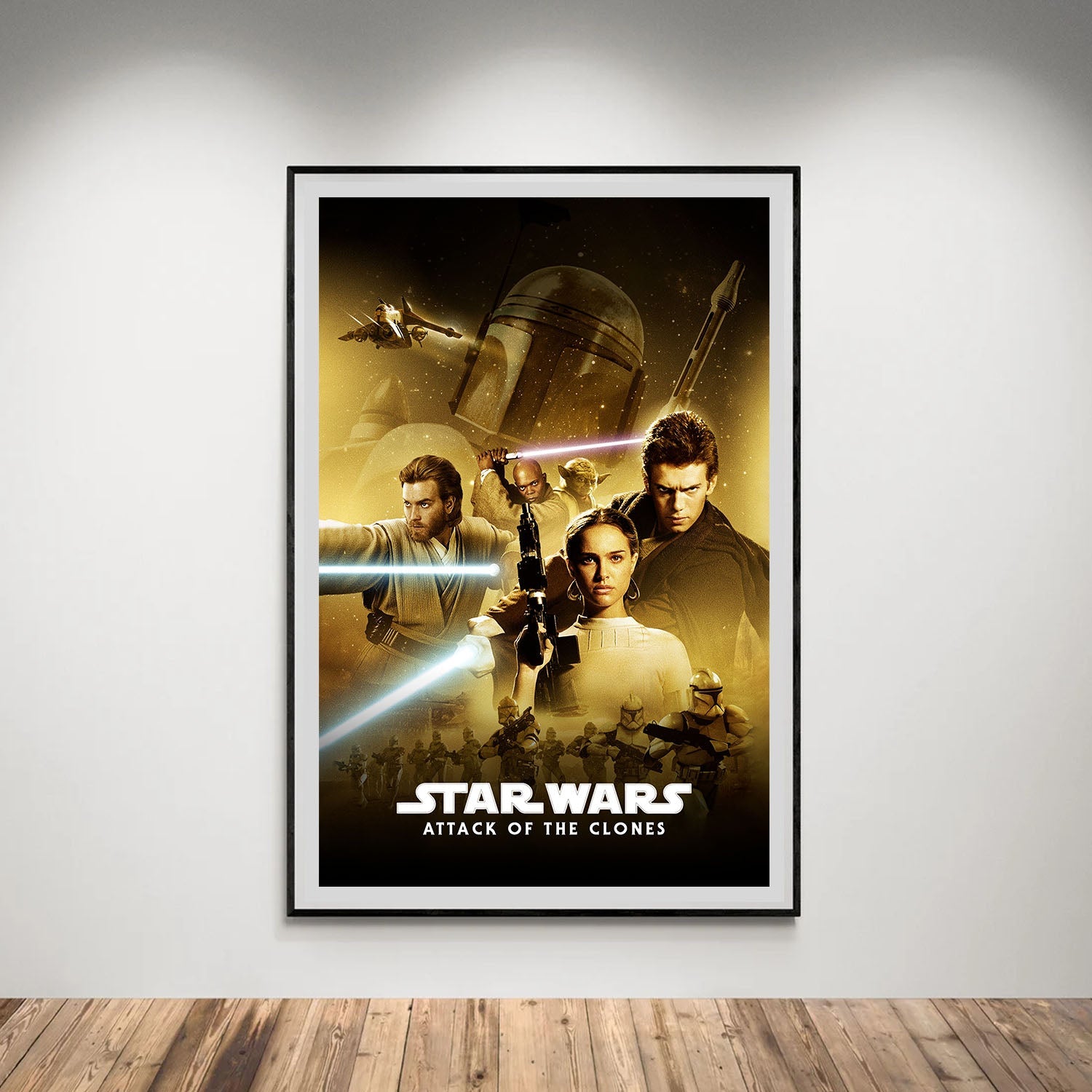 Flex Designs Poster Star Wars Episode II - Attack of the Clones Classic 5 x 7" Home Goods - Movie 2002 Movie Poster