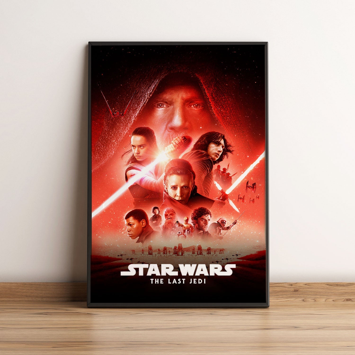 Flex Designs Poster Star Wars Episode VIII - The Last Jedi Classic 5 x 7" Home Goods - Movie 2017 Movie Poster