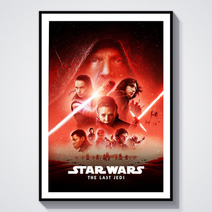 Flex Designs Poster Star Wars Episode VIII - The Last Jedi Classic 8 x 10" Home Goods - Movie 2017 Movie Poster