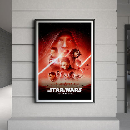 Flex Designs Poster Star Wars Episode VIII - The Last Jedi Classic 8 x 10" Home Goods - Movie 2017 Movie Poster