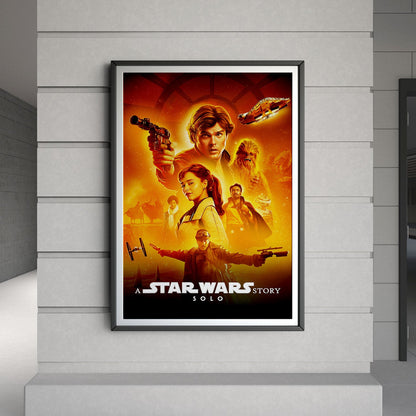 Flex Designs Poster Solo A Star Wars Story Classic 8 x 10" Home Goods - Movie 2018 Movie Poster