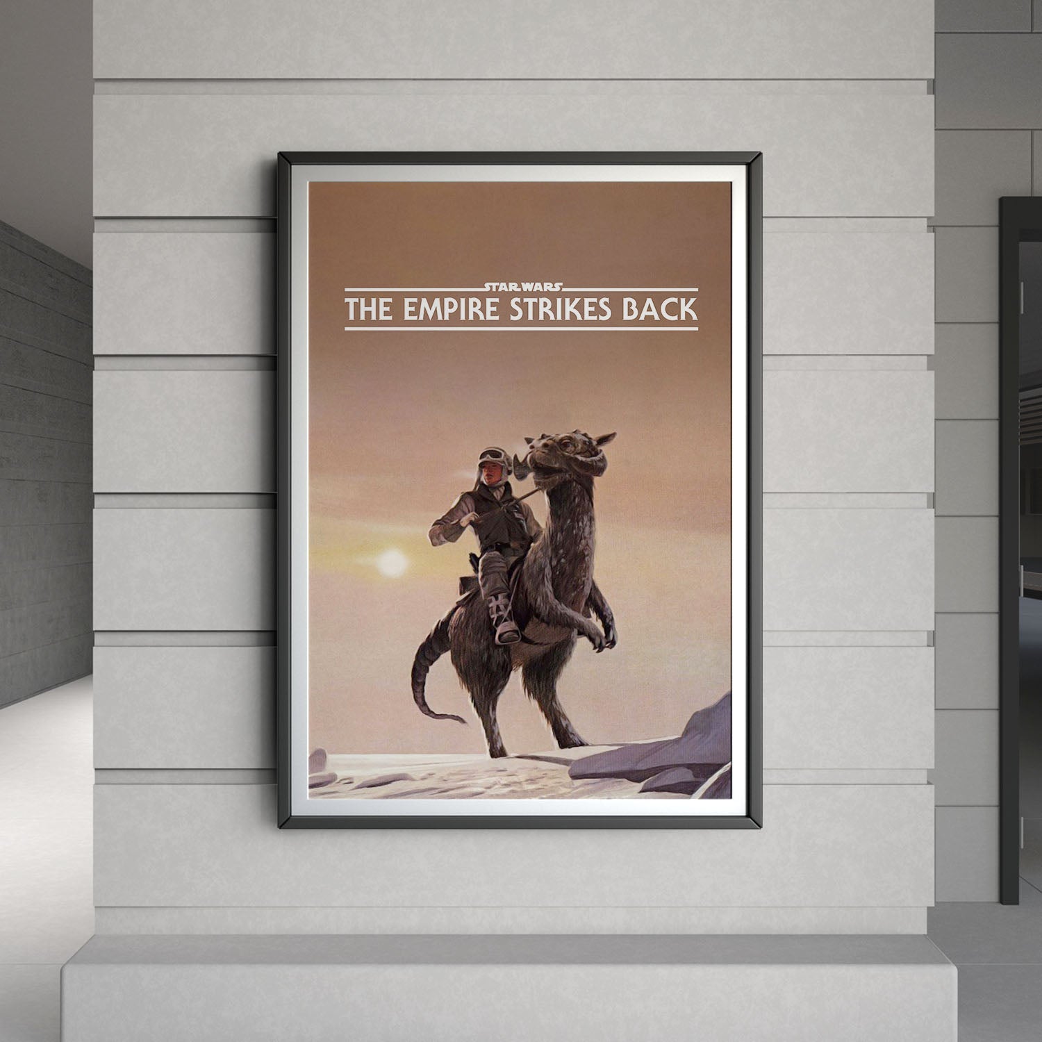 Flex Designs Poster Star Wars Episode V - The Empire Strikes Back Minimalist 8 x 10" Home Goods - Movie 1980 Movie Poster