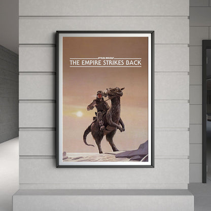 Flex Designs Poster Star Wars Episode V - The Empire Strikes Back Minimalist 8 x 10" Home Goods - Movie 1980 Movie Poster