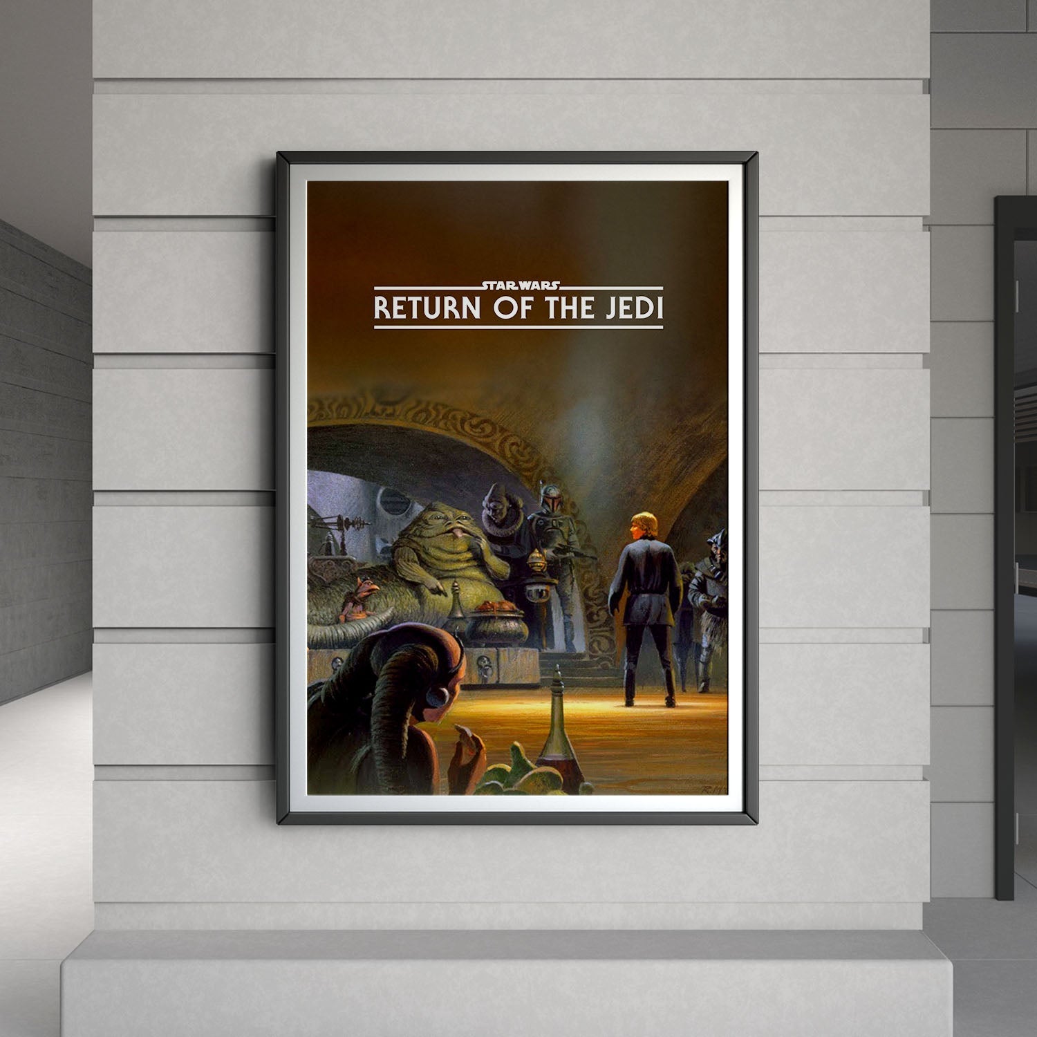 Flex Designs Poster Star Wars Episode VI - Return of the Jedi Minimalist 8 x 10" Home Goods - Movie 1983 Movie Poster