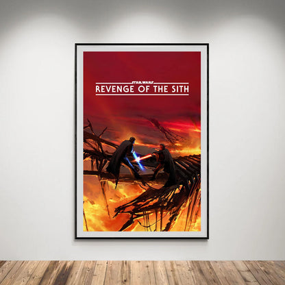 Flex Designs Poster Star Wars Episode III - Revenge of the Sith Minimalist 5 x 7" Home Goods - Movie 2005 Movie Poster