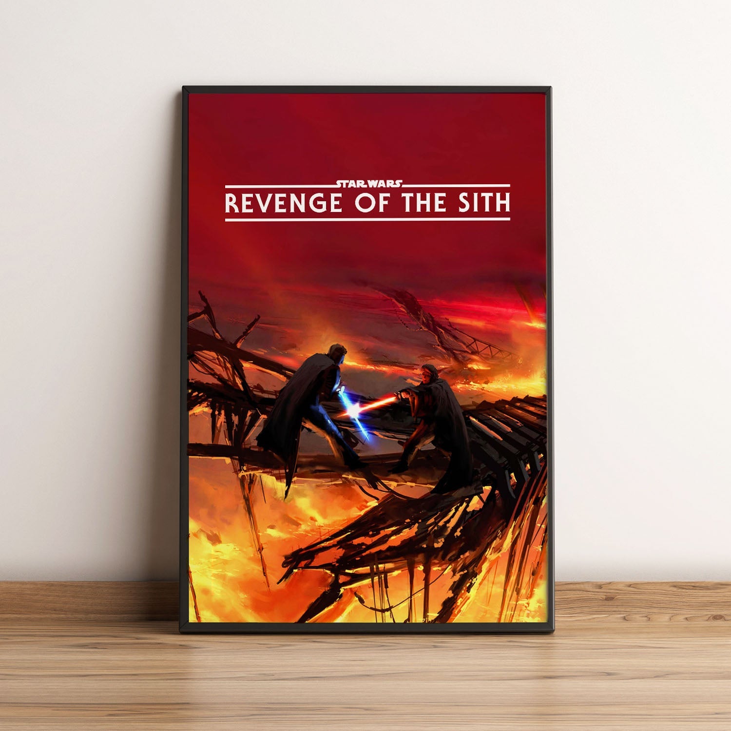 Flex Designs Poster Star Wars Episode III - Revenge of the Sith Minimalist 5 x 7" Home Goods - Movie 2005 Movie Poster